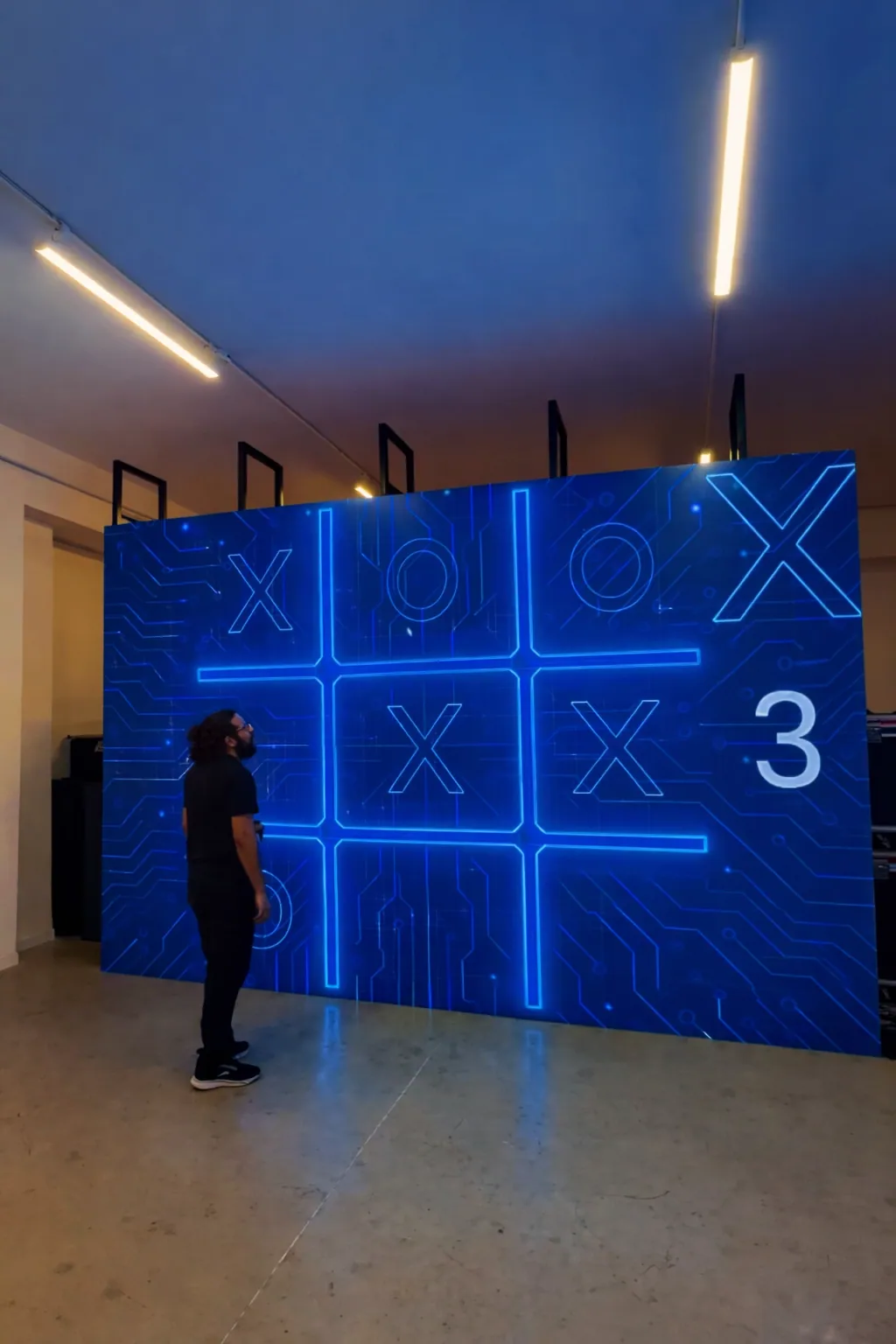 Painel LED Touch view 1