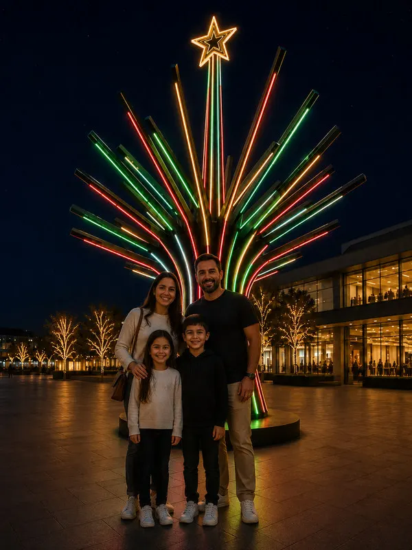 Árvore LED personalizada