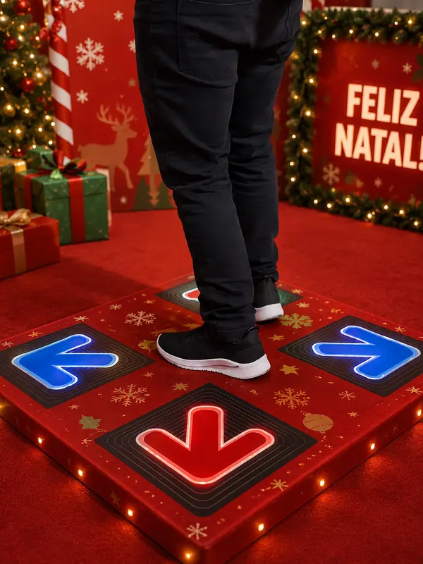 Pista de dança natalina